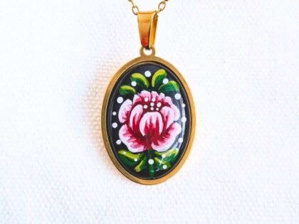 Pivoine Patiente - Ovale n°3/4