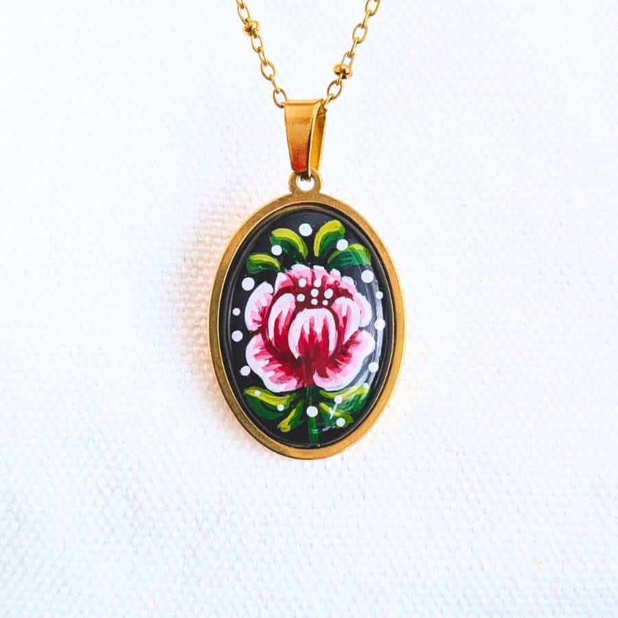 Pivoine Patiente - Ovale n°3/4