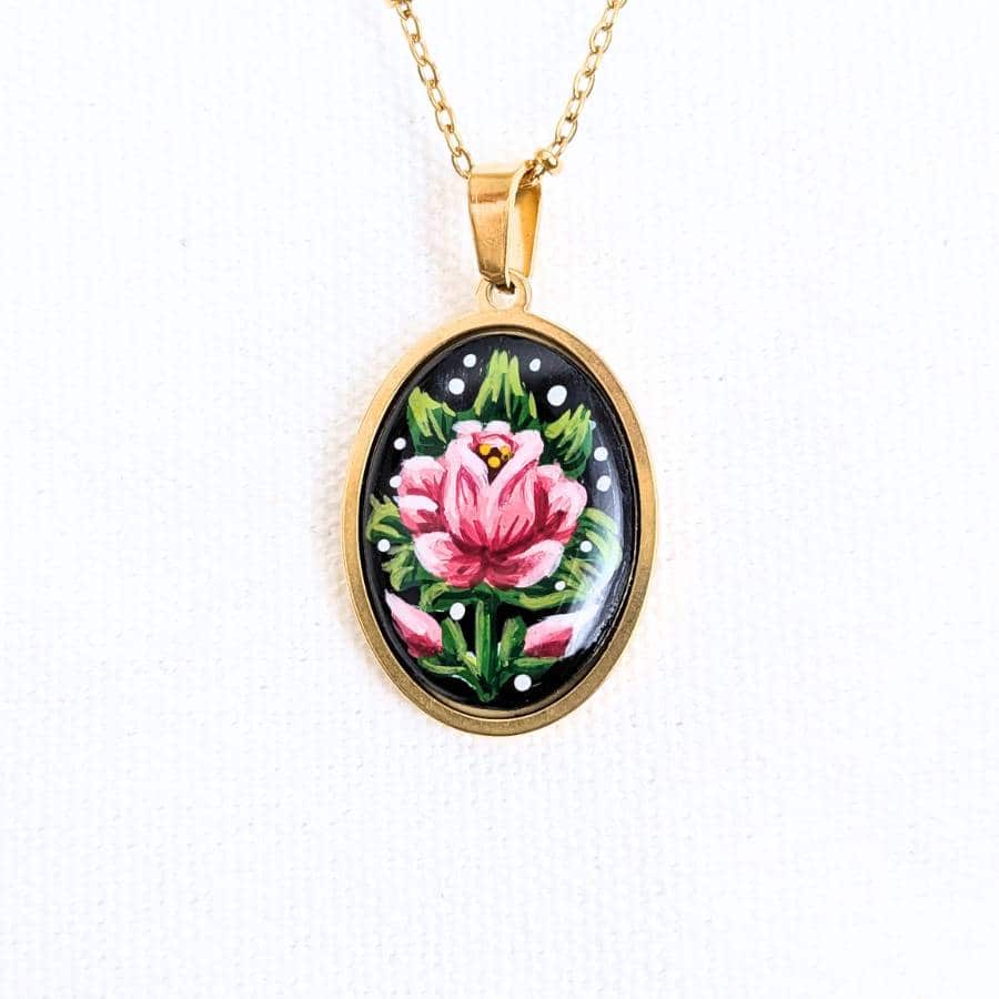Rose Bouton - Ovale n°3/3