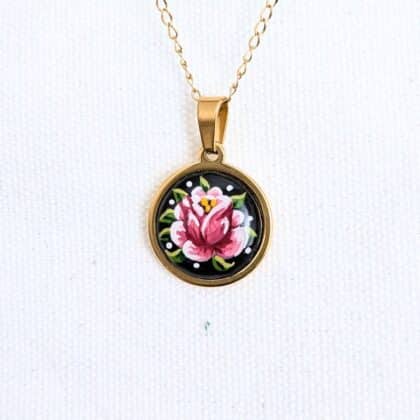 Rose Bouton - Rond n°1/3