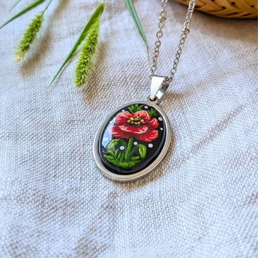 Coquelicot - Ovale n°05/10
